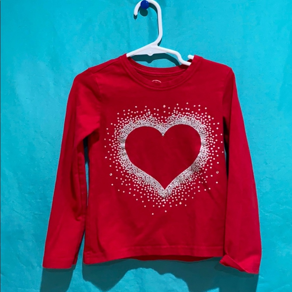 Faded glory red long sleeve kids